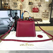 CohotBag delvaux mini brillant satchel red 1480 - 3