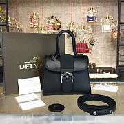 Delvaux mini brillant satchel black 1521 - 6