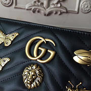 gucci gg leather clutch bag black 04 - 5