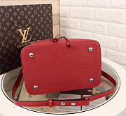 louis vuitton supremebucket bag red m44022 - 3