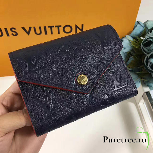 Louis Vuitton Victorine Marine Rouge Wallet | 3779 - 1