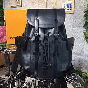 LV Supreme Joint Limited Series Christopher Backpack Noir | M41709   - 1