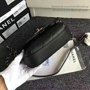 chanel grained calfskin caviar stitched shoulder bag black CohotBag a92949 vs08810 - 3