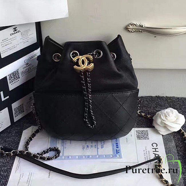 Chanels gabrielle purse black CohotBag | A98787  - 1