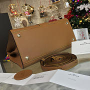 Delvaux mm brillant satchel leather brown 1510 - 2