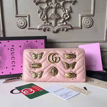 gucci wallet pink CohotBag 2333