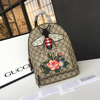 Gucci GG Leather Backpack 015