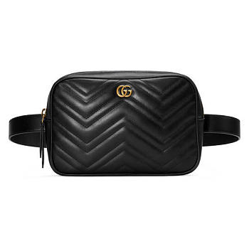 Gucci Marmont matelassé belt bag