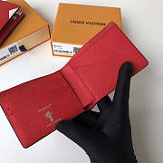 CohotBag louis vuitton slender wallet red m63228 - 2