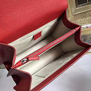 Gucci dionysus medium top handle bag red leather - 5