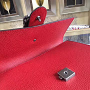 Gucci dionysus medium top handle bag red leather - 4