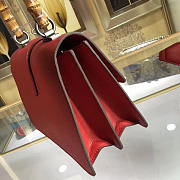 Gucci dionysus medium top handle bag red leather - 2