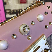 gucci gg leather padlock studded 2386 - 6