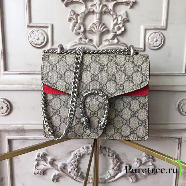 Gucci Dionysus Supreme mini bag red | ‎421970  - 1