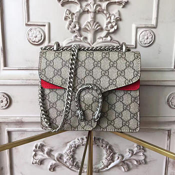 Gucci Dionysus Supreme mini bag red | ‎421970 