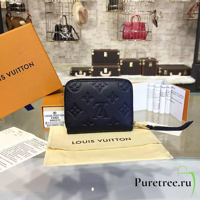 Louis Vuitton zippy wallet noir 3167 - 1