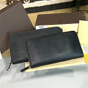 louis vuitton zippy CohotBag  wallet black  3171 - 3