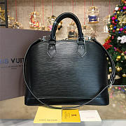 Louis Vuitton Alma pm epi leather noir M40302 - 4
