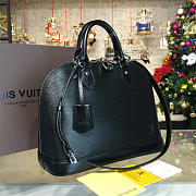 Louis Vuitton Alma pm epi leather noir M40302 - 3
