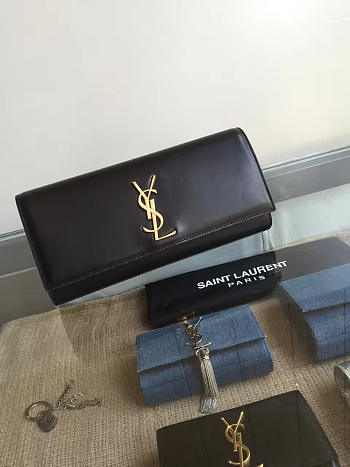 ysl monogram kate clutch smooth leather CohotBag 4949