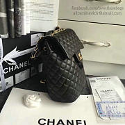 Chanel caviar quilted lambskin backpack black gold hardware | 170302  - 4