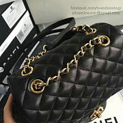 Chanel caviar quilted lambskin backpack black gold hardware | 170302  - 2