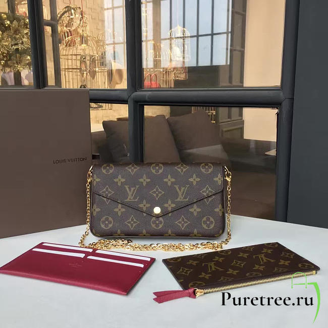 Louis Vuitton pochette felicie monogram 3744 - 1