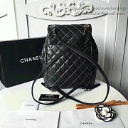 Chanel caviar quilted lambskin backpack black | 170303  - 2