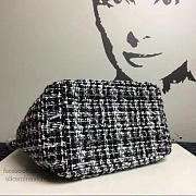 Chanel black/white tweed bucket bag | A13042  - 2