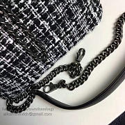 Chanel black/white tweed bucket bag | A13042  - 5