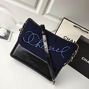 Chanel's gabrielle large hobo bag blue  - 1