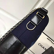 Chanel's gabrielle large hobo bag blue  - 4