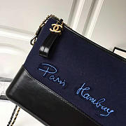 Chanel's gabrielle large hobo bag blue  - 5
