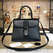Delvaux mm brillant satchel black 1524 - 1