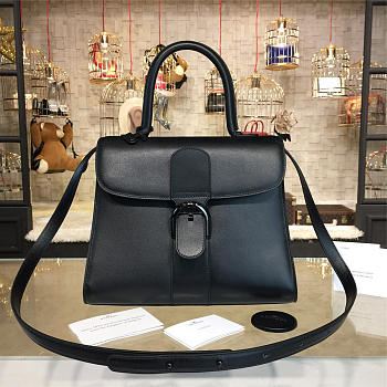 Delvaux mm brillant satchel black 1524