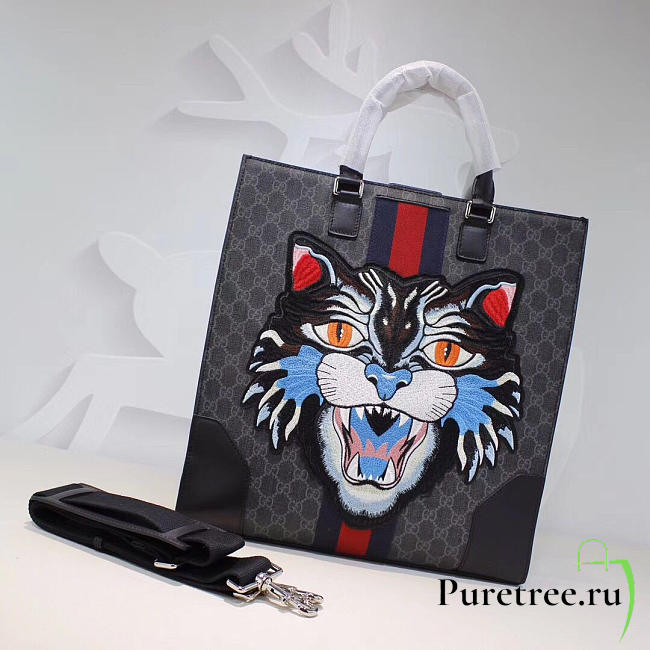 Gucci handbag tiger - 1
