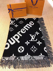 louis vuitton supreme CohotBag scarf black  - 6