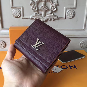 Louis Vuitton lockme ii compact wallet 3142