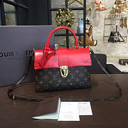  louis vuitton monogram CohotBag  one handle flap bag mm red 3296 - 1