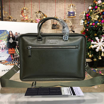 Prada leather briefcase 4234