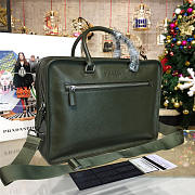 Prada leather briefcase 4234 - 3