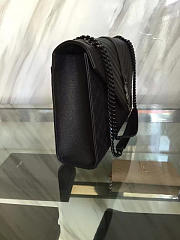YSL envelop satchel black leather black metal 31 x 8.5 x 22cm - 5
