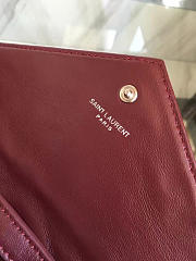 YSL envelop satchel wine red | 5137 - 4