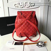 Chanel caviar quilted lambskin backpack red | 170303 - 2