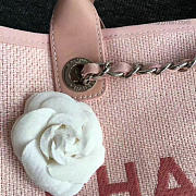 Chanel large shopping bag pink | A68046 - 5
