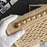 chanel crochet braid cayo coco flap bag beige CohotBag a93680 vs02814 - 5