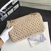 chanel crochet braid cayo coco flap bag beige CohotBag a93680 vs02814 - 4