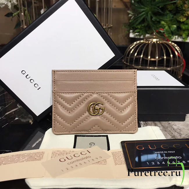 Gucci GG Leather Card Holder 03 - 1