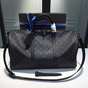 Louis Vuitton Keepall Bandoulière 55 Noir - 2