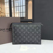  louis vuitton pochette voyage mm monogram eclipse canvas - 6